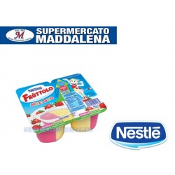 Nestlè Fruttolo MaxiDuo Fragola/Vaniglia 4 x 100 gr