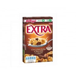 Kellogg's  Extra Ciocc. Fondente belga e nocciole 375gr