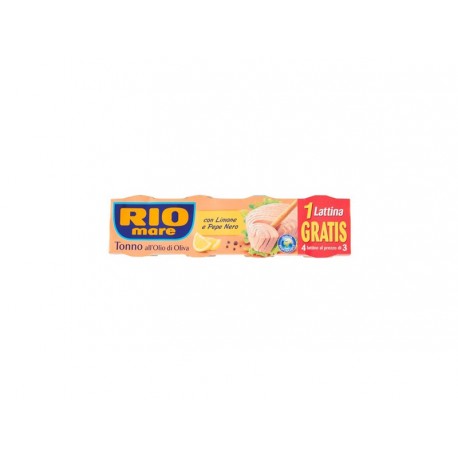 Rio Mare Tonno limone e pepe gr 80 x 3+1