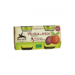 Omogeneizzato Alce Nero Prugna e Mela 2x80 gr