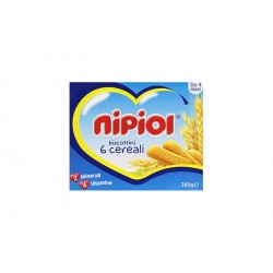 BISCOTTI NIPIOL 6 CEREALI GR.360