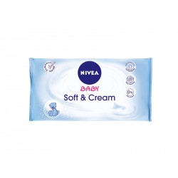 Nivea salviettine soft & cream 63 pz