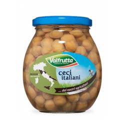 Valfrutta Ceci  in vetro 360 gr