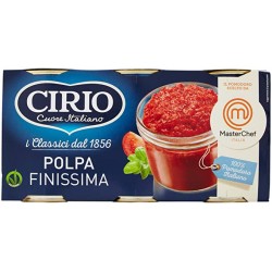 Cirio Polpa di pomodoro La Finissima 3 lattine 400 gr