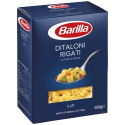 Pasta Barilla N°49 Ditaloni Rigati 500gr