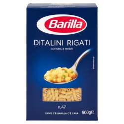DITALINI RIGATI 47 BARILLA 500 GR