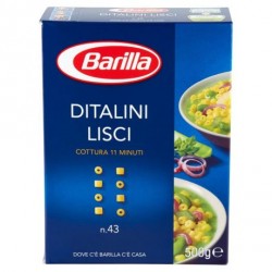 Pasta Barilla Ditalini N°43   500gr