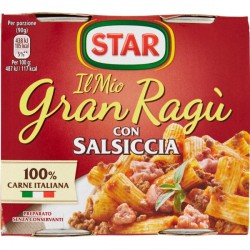 Star GranRagù Star Salsiccia 2x180 gr