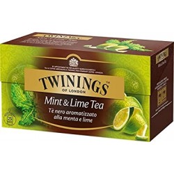Tea Twinings Tè Nero Mint & Lime 25filtri